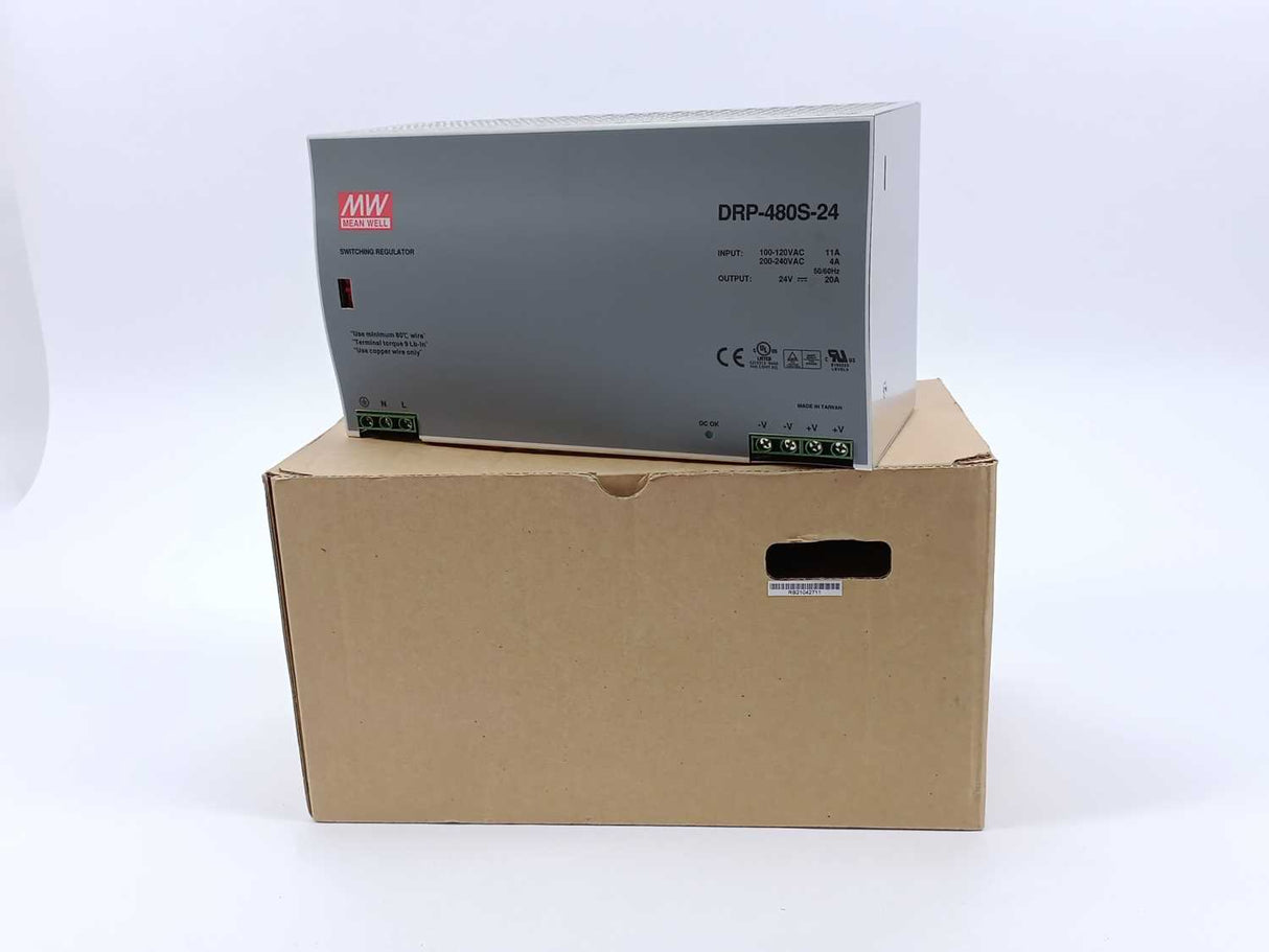 Mean Well DRP-480S-24 Switching Regulator 24Vdc at 20A