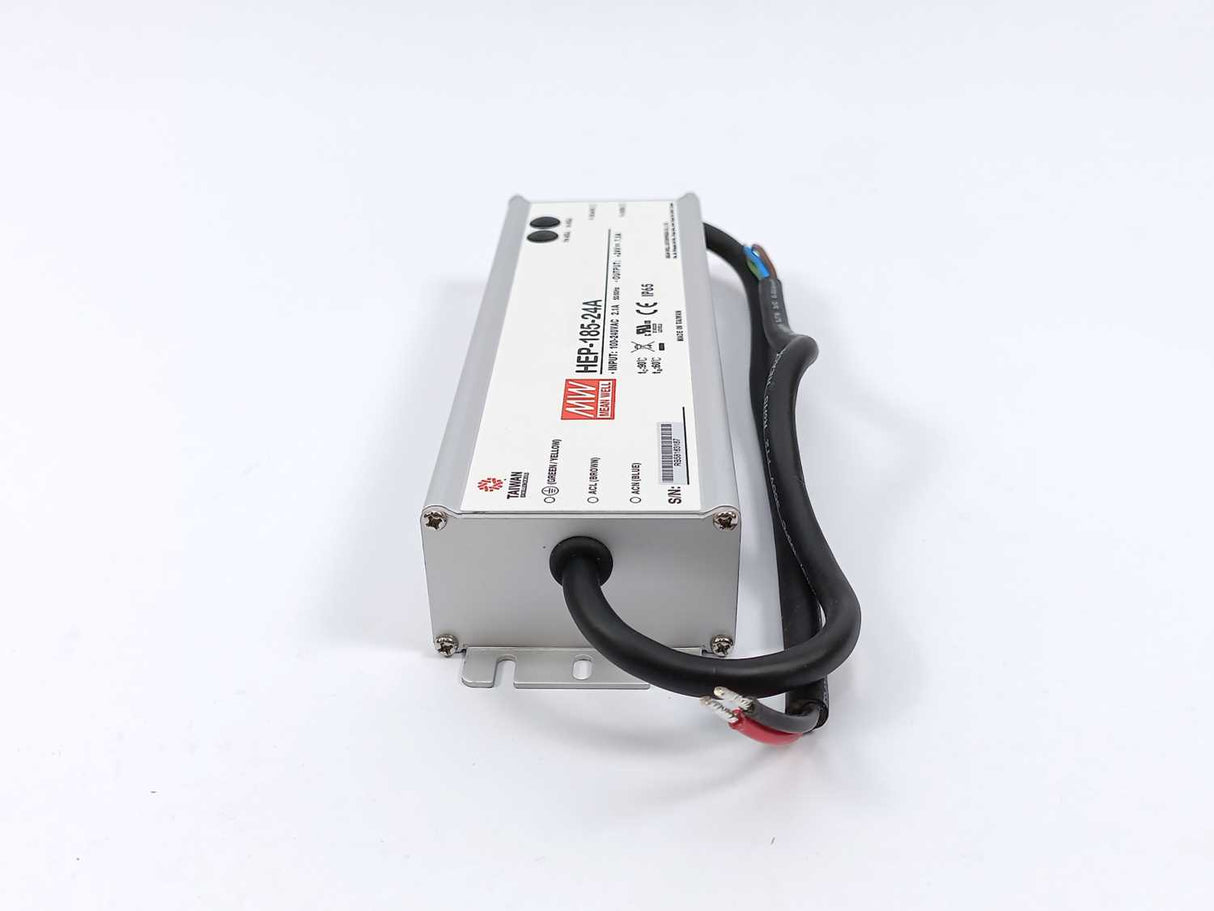 Mean Well HEP-185-24A 24Vdc at 7.8A,  industrial power supply with PFC