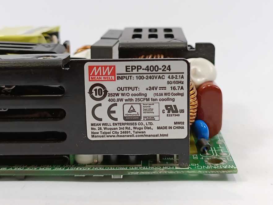 Mean Well EPP-400-24 Output 24Vdc at 16.7A