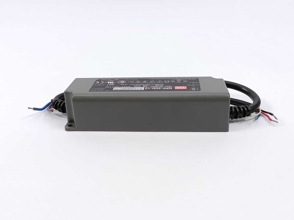 Mean Well NPF-40D-12 12Vdc at 3.34A; 3 in 1 dimming function - 0-10Vdc