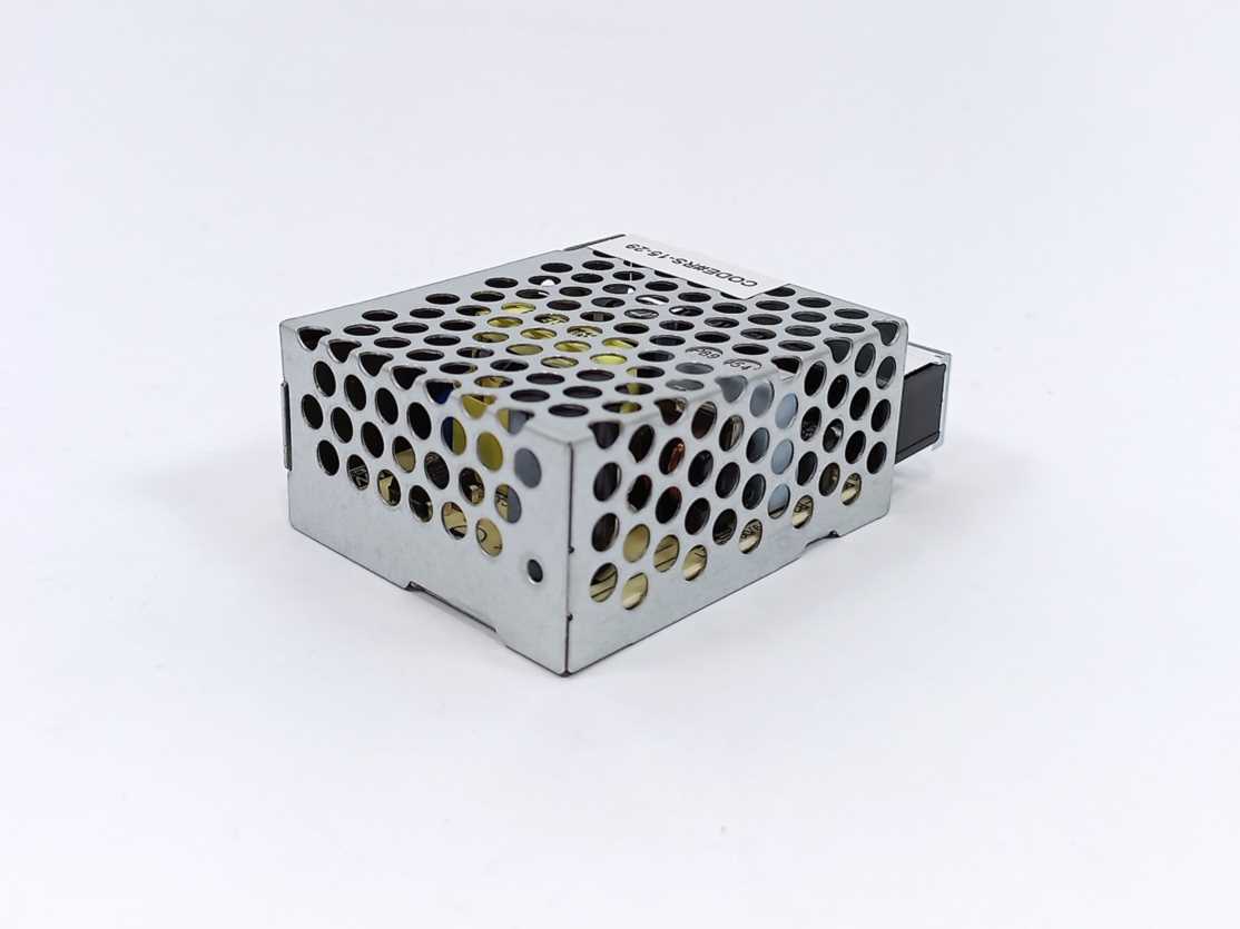 Mean Well RS-15-24 AC-DC Switching Power Supply, Output 24VDC at 0.7A