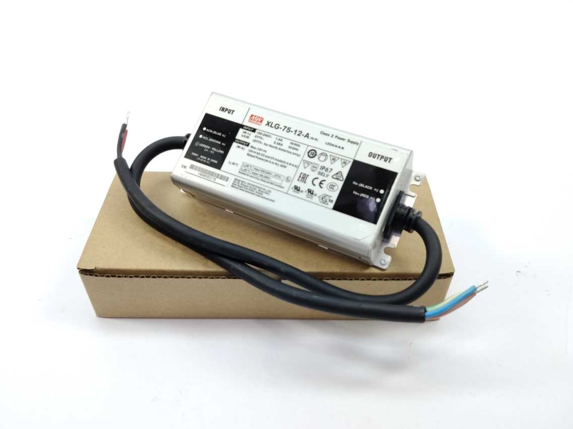 Mean Well XLG-75-12-A Class 2 Power Supply