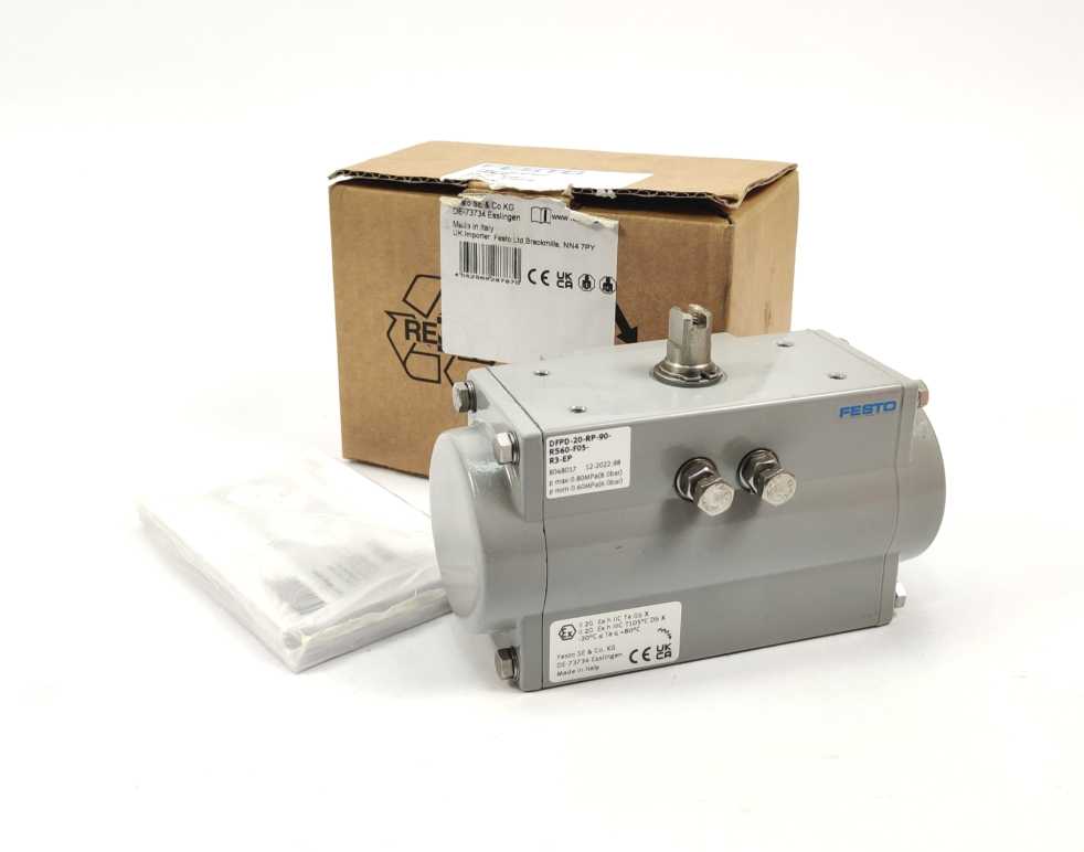 Festo 8048017 DFPD-20-RP-90-RS60-F05-R3-EP Quarter Turn Actuator