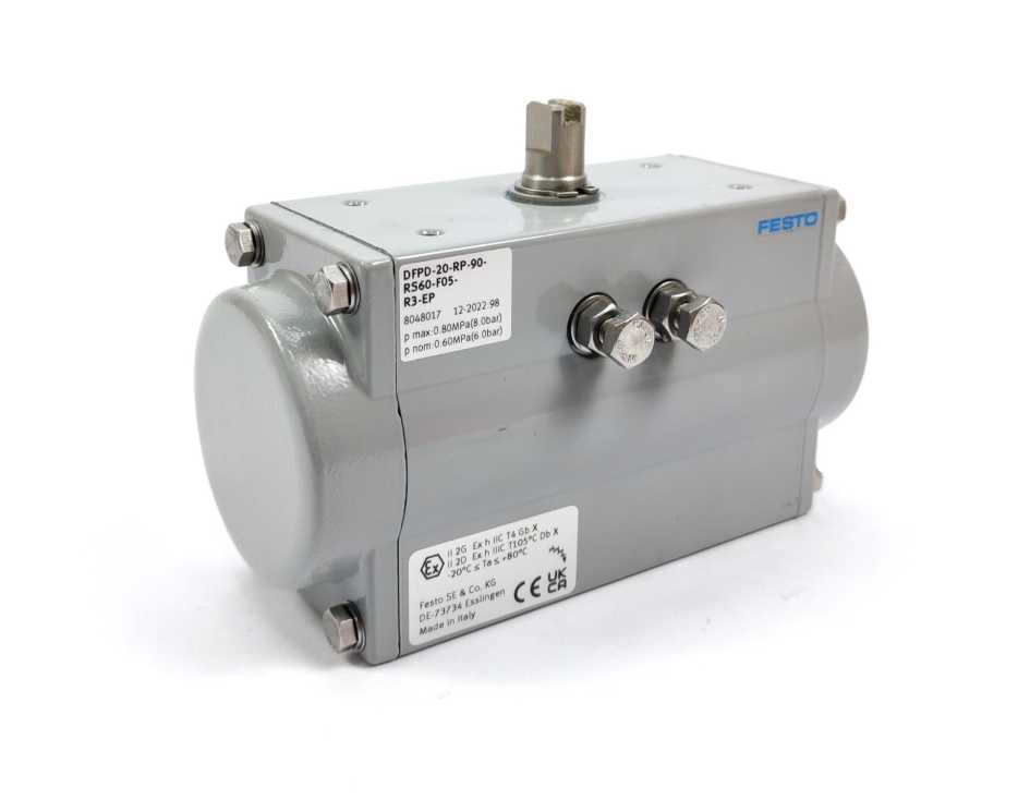 Festo 8048017 DFPD-20-RP-90-RS60-F05-R3-EP Quarter Turn Actuator
