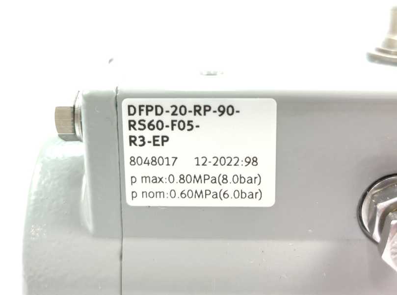 Festo 8048017 DFPD-20-RP-90-RS60-F05-R3-EP Quarter Turn Actuator