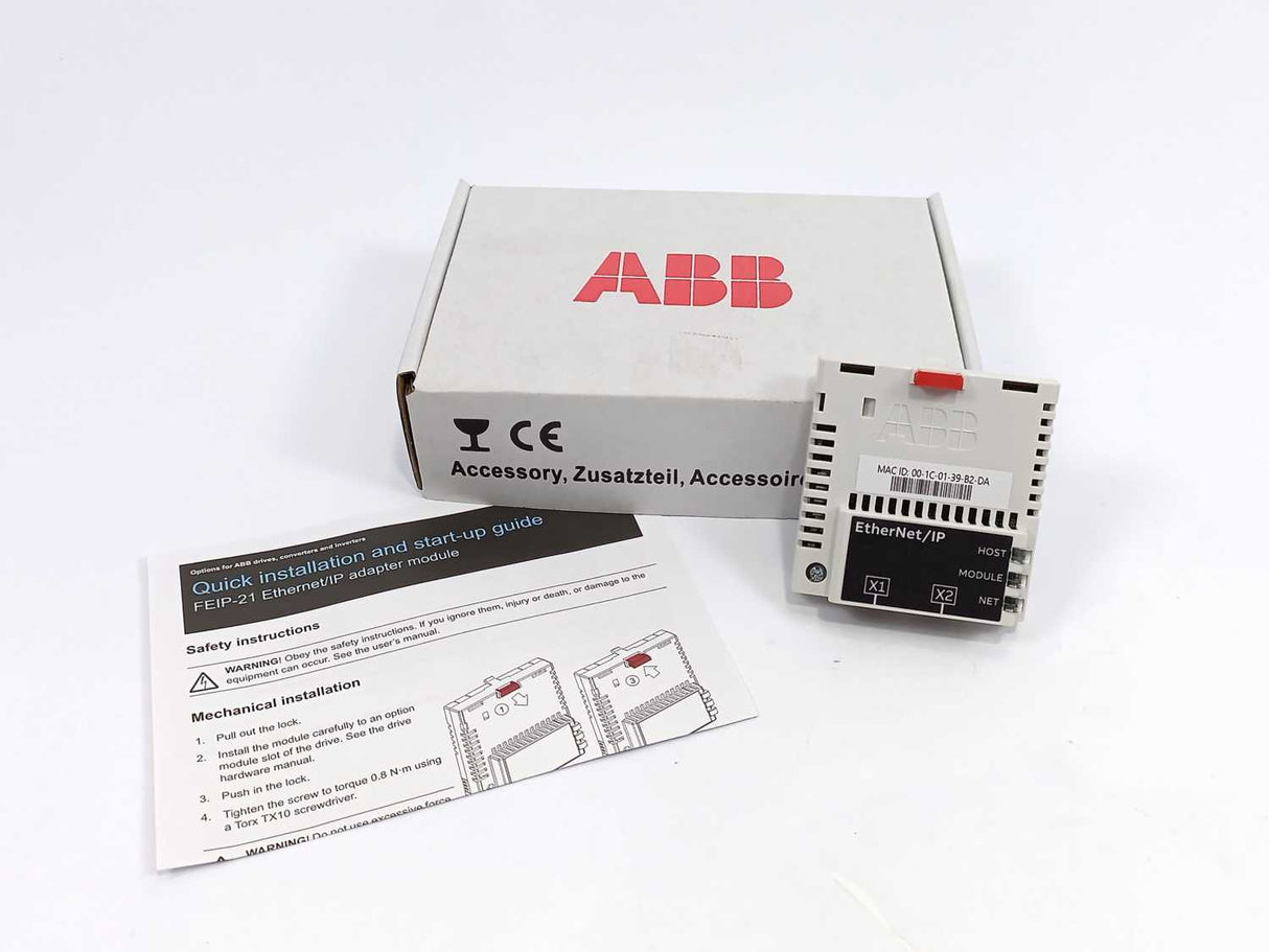ABB 3AXD50000192793 FEIP-21 EtherNet/IP Adapter Modul Option/SP Kit