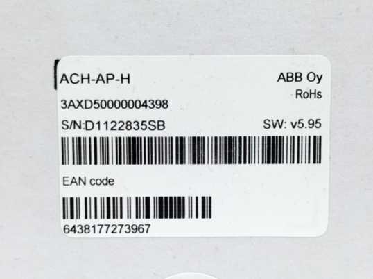 ABB 3AUA0000064886 ACH-AP-H Assistant control panel