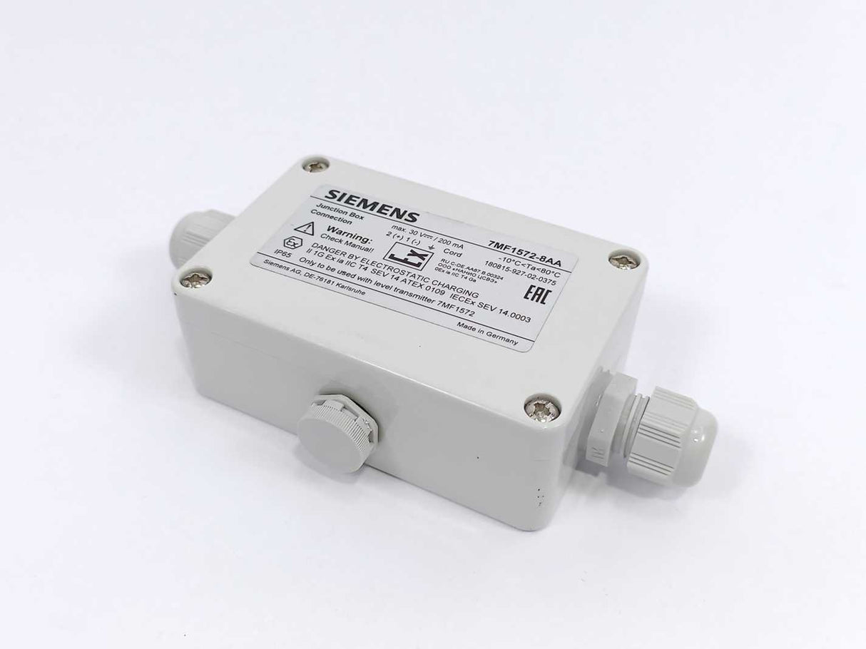 Siemens 7MF1572-8AA Junction Box Connection For 7MF1572