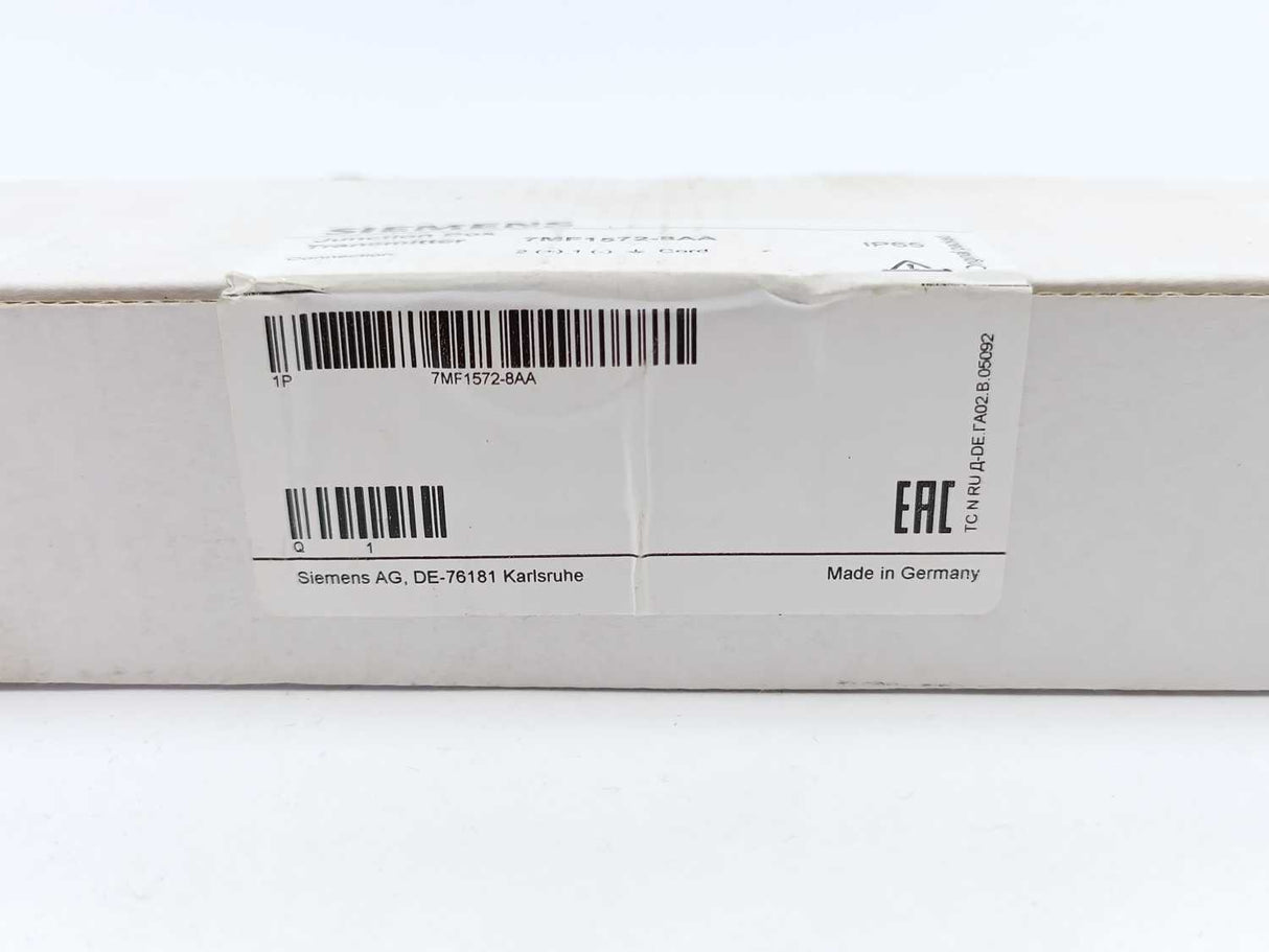 Siemens 7MF1572-8AA Junction box connection for 7MF1572