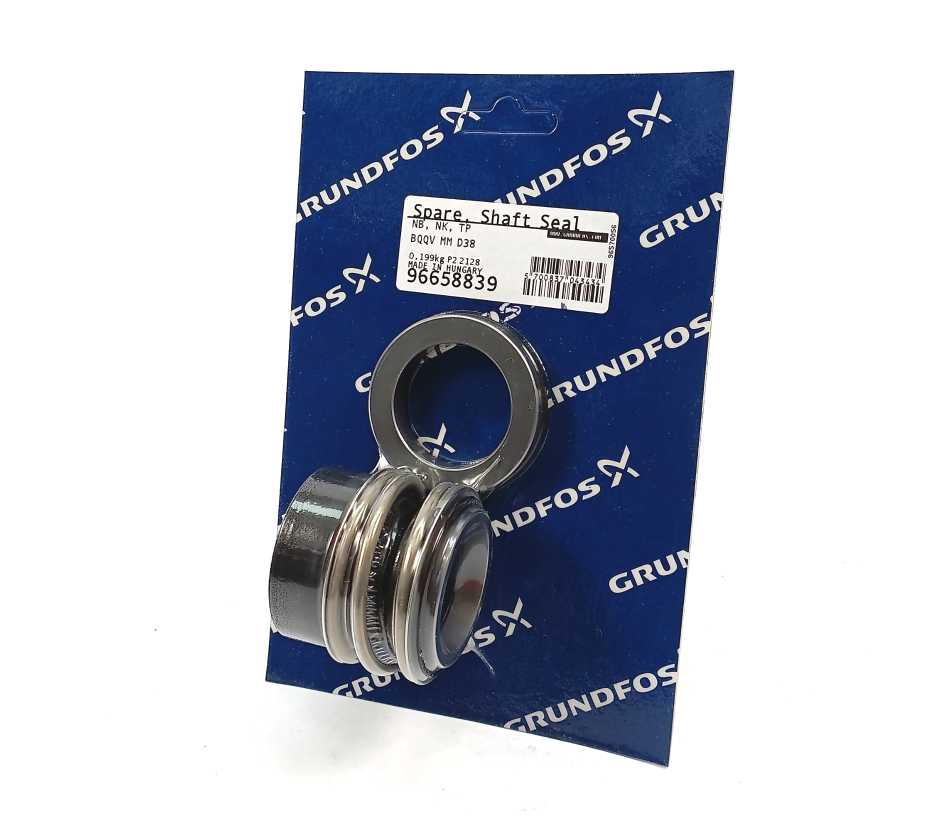 GRUNDFOS 96658839 Spare, Shaft seal BQQV MM D38