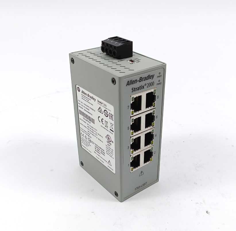 AB 1783-US8T Stratix 2000 Ethernet Unmanaged Switch Ser. B, P/N: 380802
