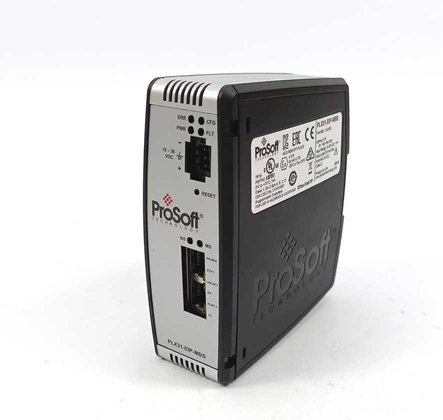 ProSoft PLX31-EIP-MBS EtherNet/IP, KCC-REM-PFT-PLX32