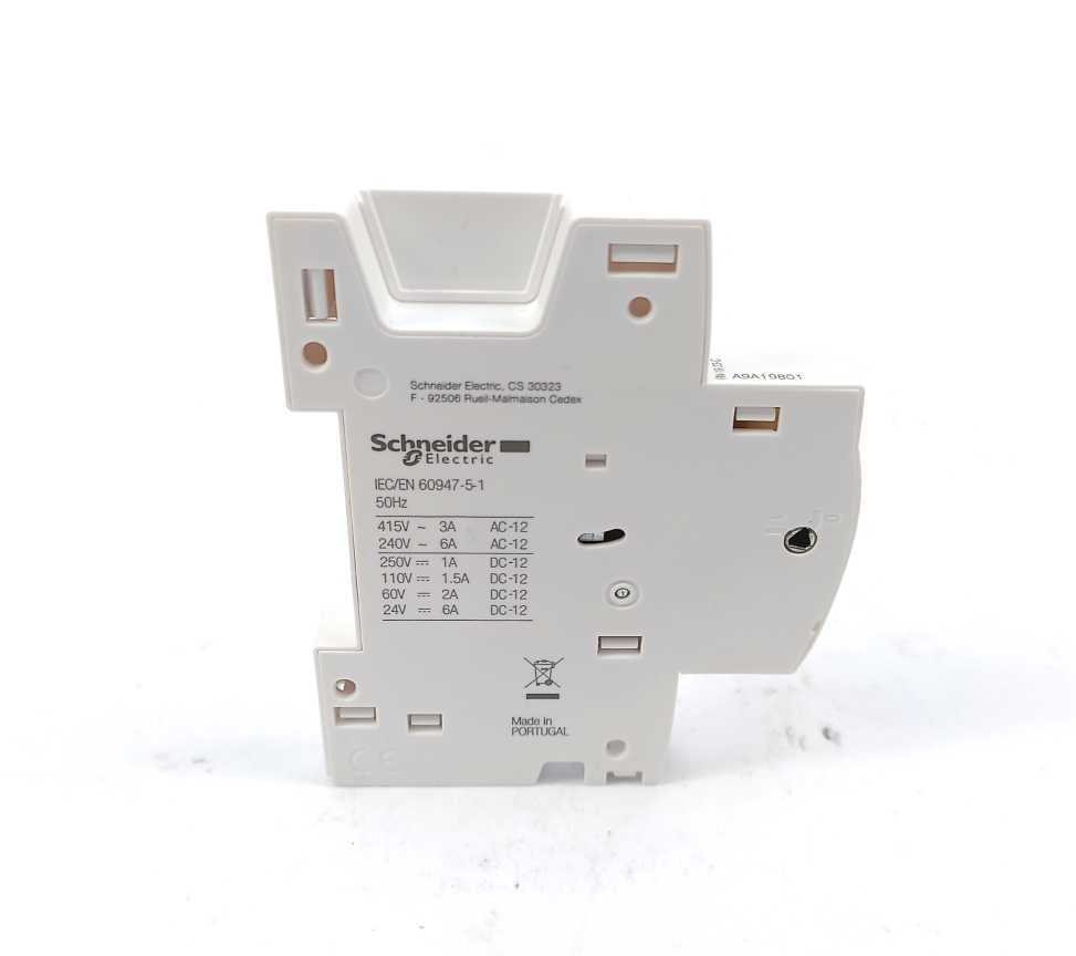 Schneider A9A19801 Acti9 iC60 RCBO - auxiliary contact - 1OF - AC/DC