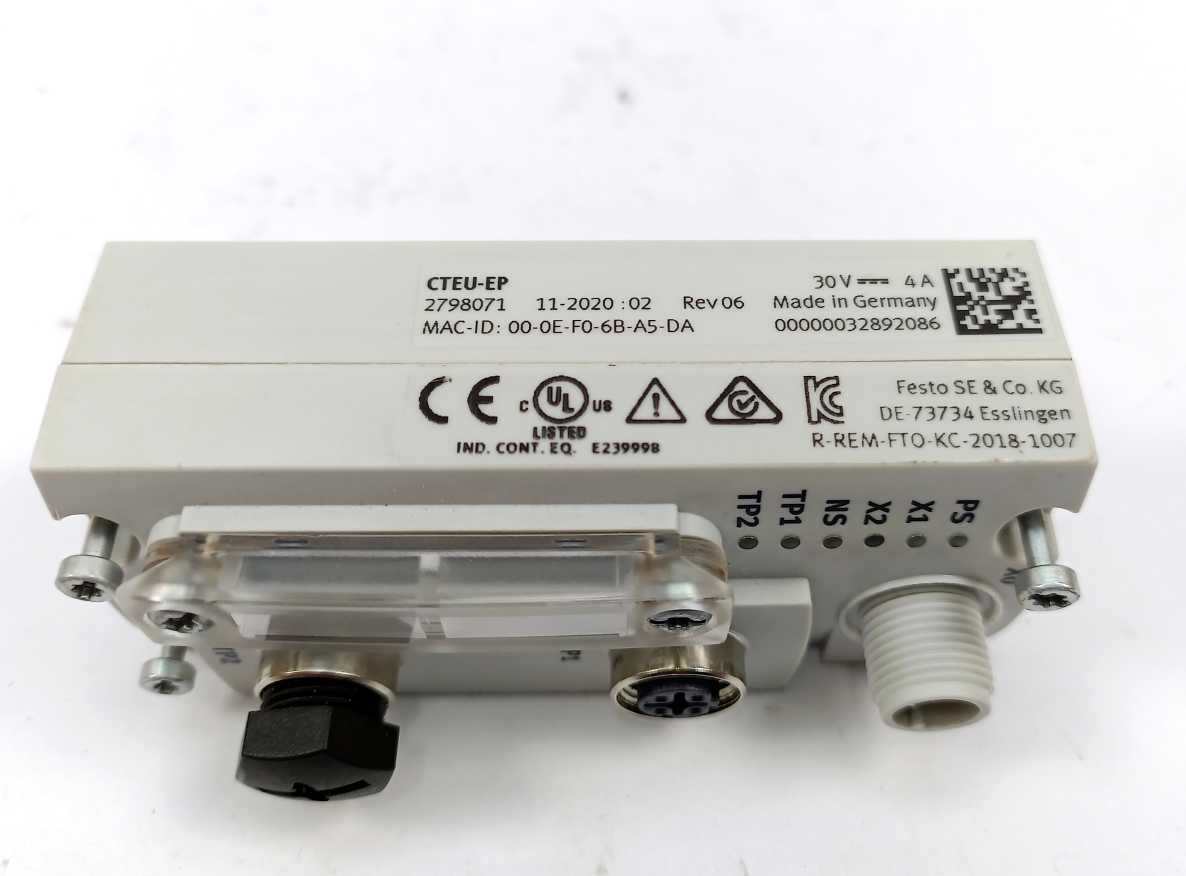 Festo 2798071 CTEU-EP, REV:06, BUS NODE