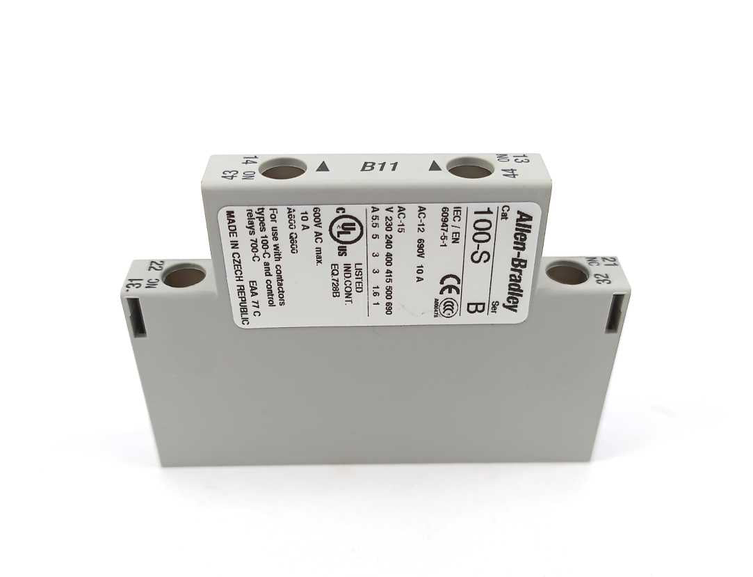 AB 100-S Auxiliary Contact Ser B 10a 690v