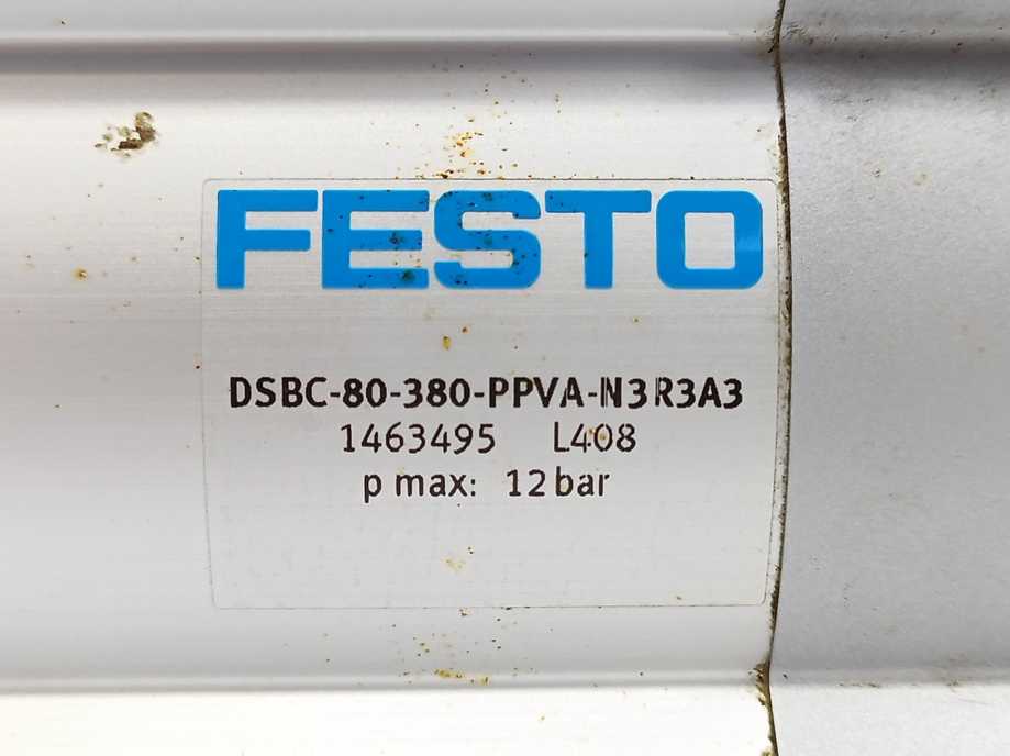 Festo 1463495 DSBC-80-380-PPVA-N3R3A3 ISO cylinder p max 12bar