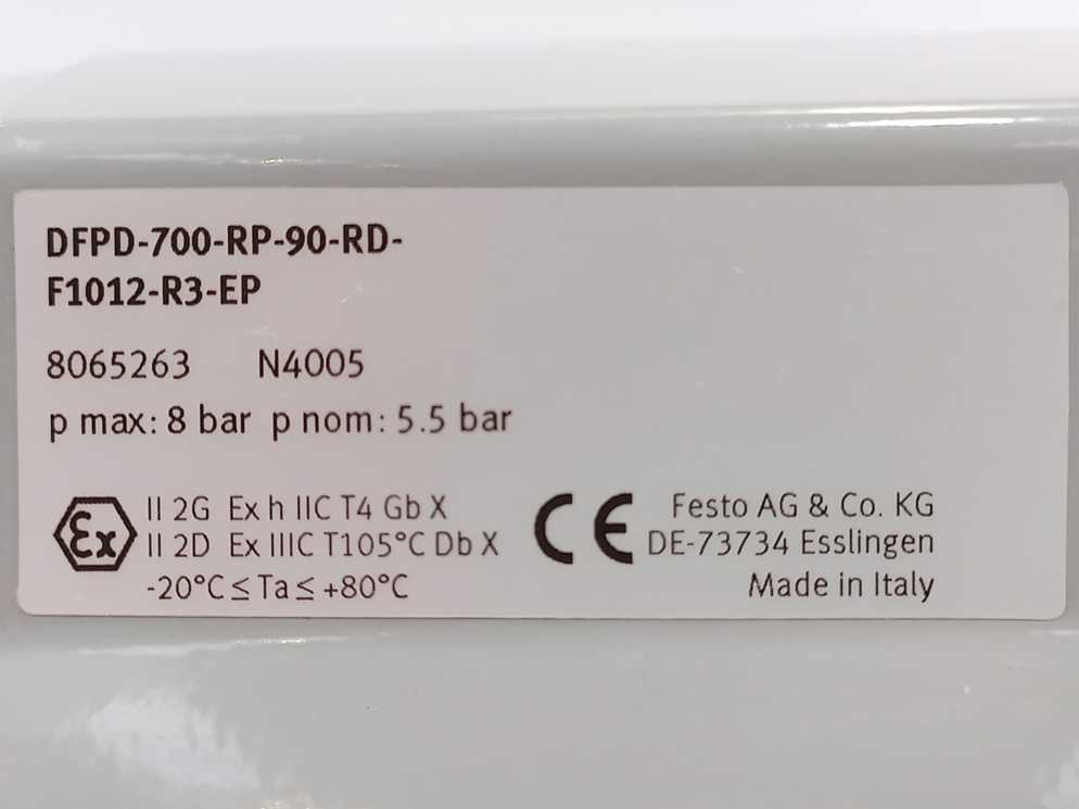 Festo 8065263 DFPD-700-RP-90-RD-F1012-R3-EP Quarter turn actuator