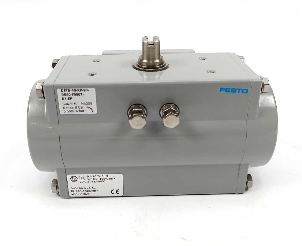 Festo 8047630 DFPD-40-RP-90-RS60-F0507-R3-EP Quarter Turn Actuator