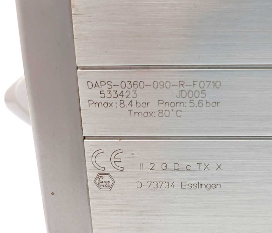 Festo 533423 Quarter Turn Actuator DAPS-0360-090-R-F0710