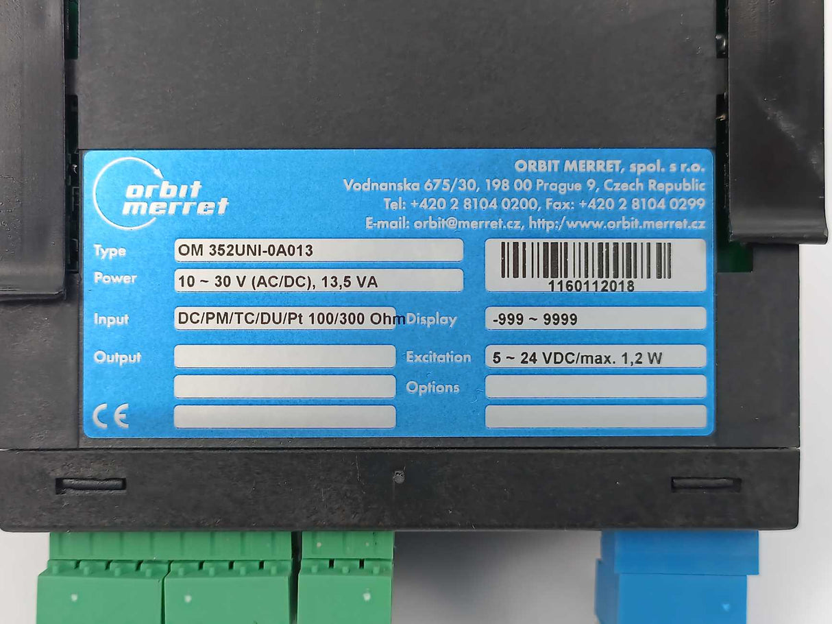 Orbit Merret OM 352UNI 3 ½ Digit Multifunction Instrument