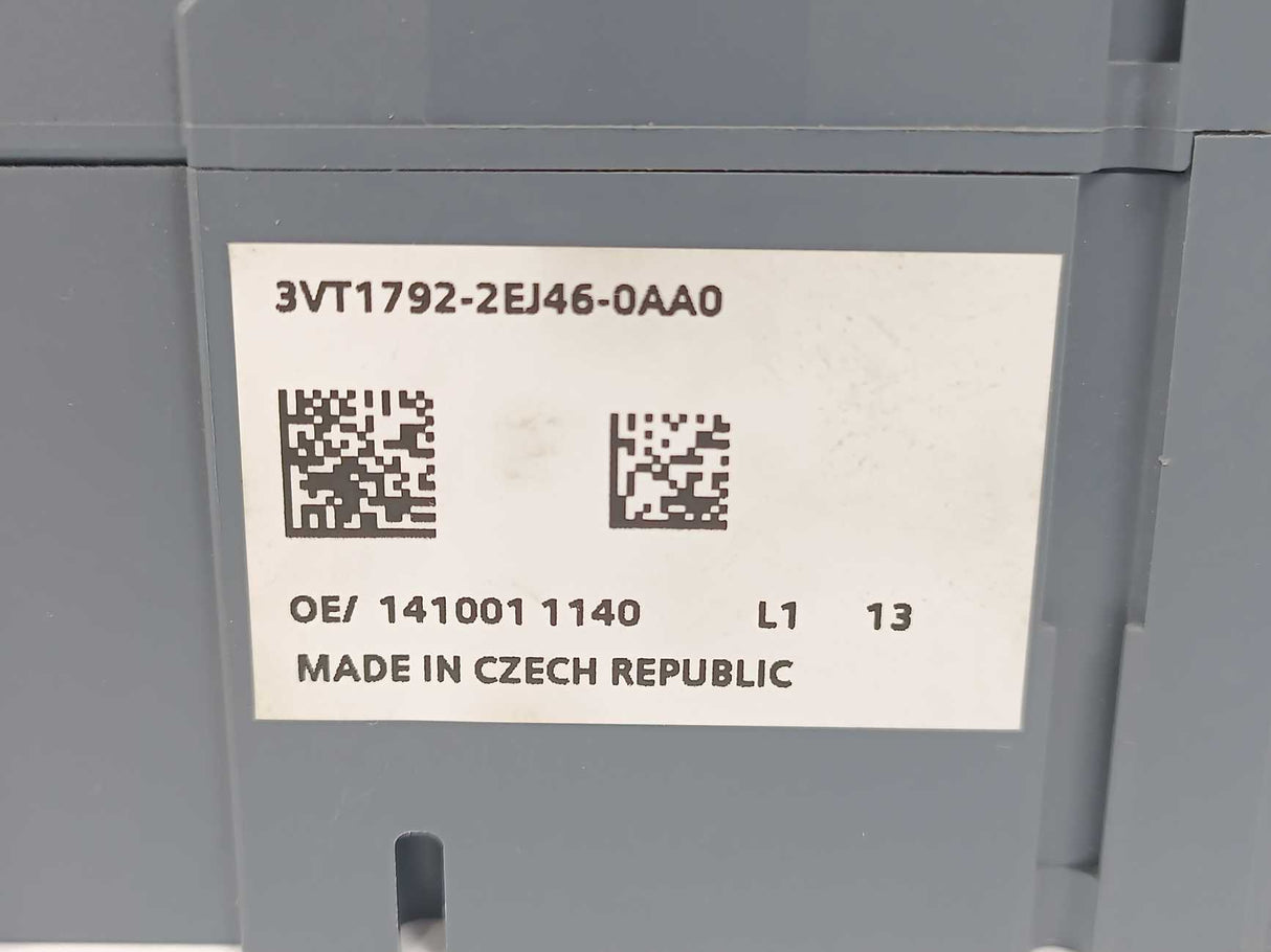 Siemens 3VT1792-2EJ46-0AA0 3VT1 Circuit Breaker