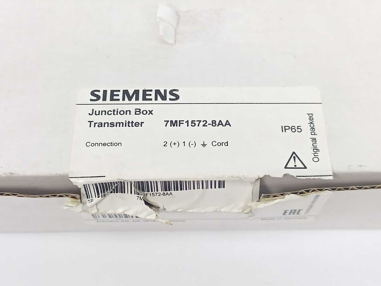 Siemens 7MF1572-8AA Junction box connection for 7MF1572