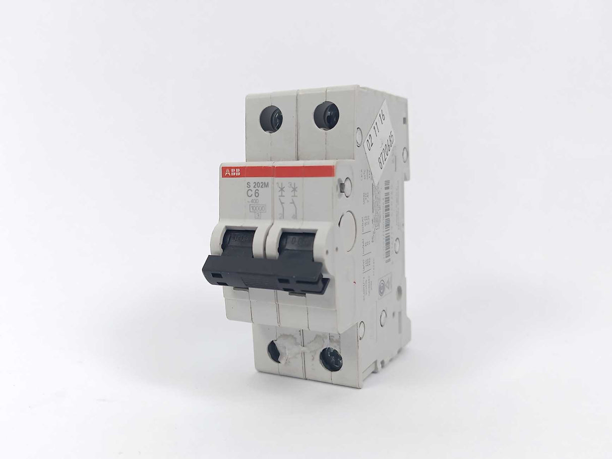 ABB 2CDS272001R0064 Miniature Circuit Breaker S 202M-C 6pcs