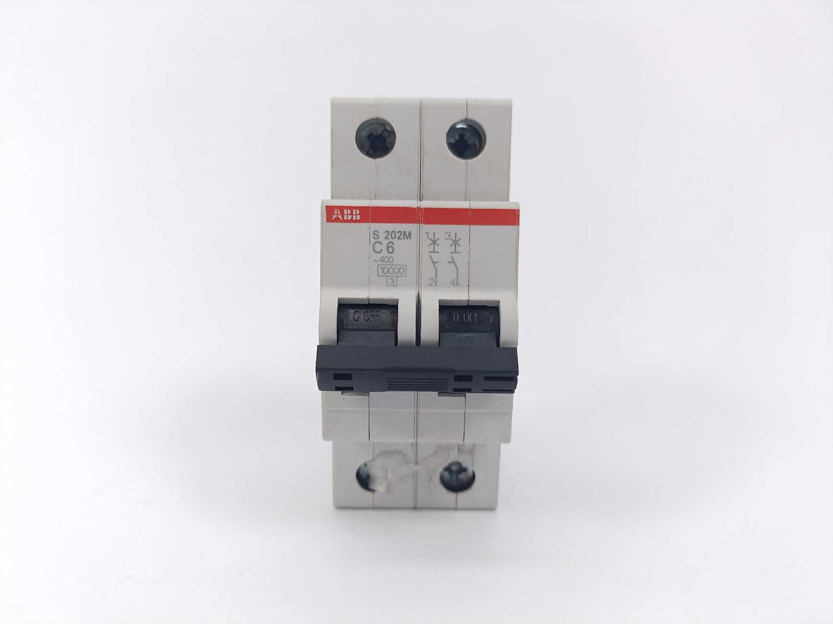 ABB 2CDS272001R0064 Miniature Circuit Breaker S 202M-C 6pcs