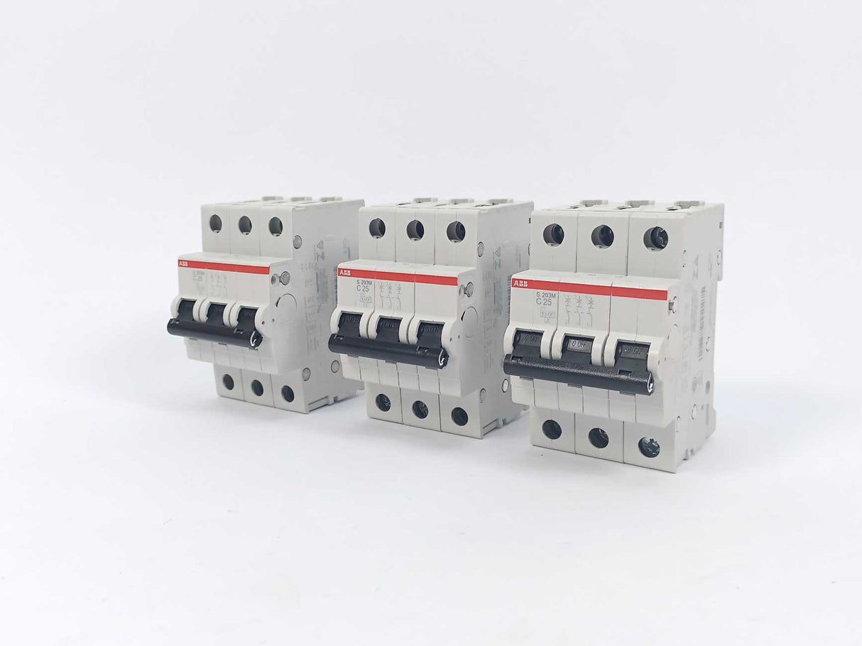 ABB 2CDS273001R0254 Miniature Circuit Breaker 3 pcs