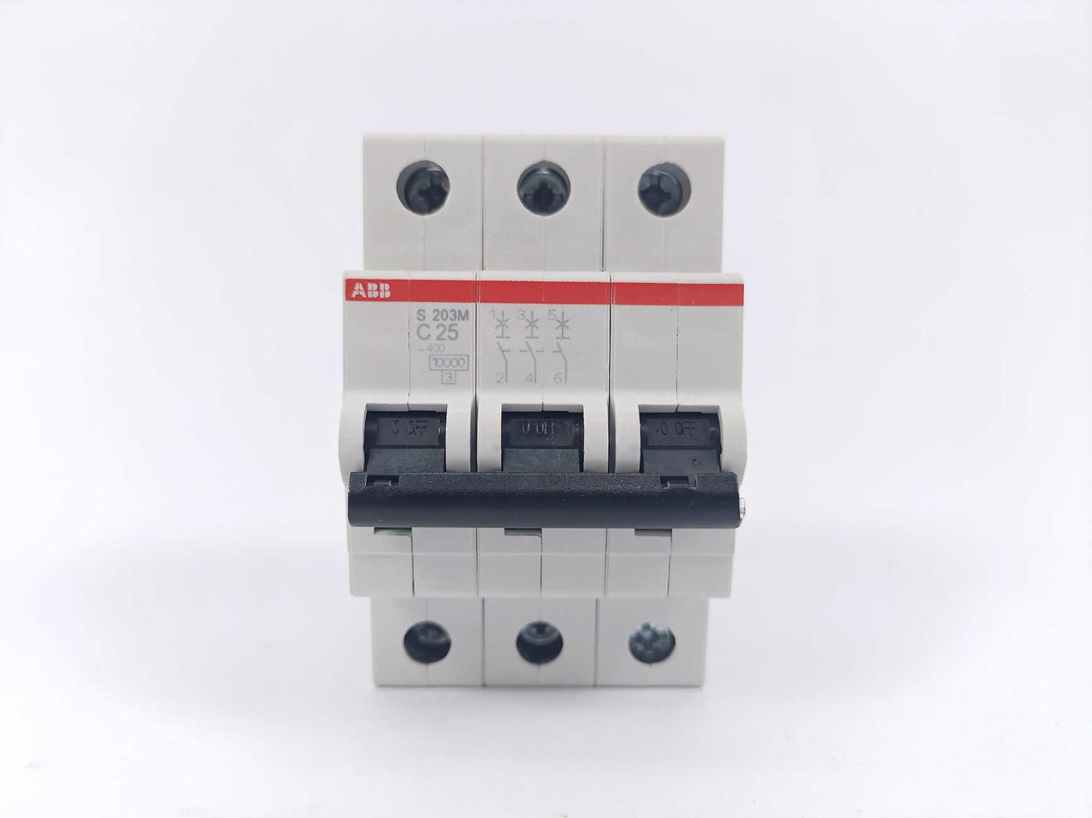 ABB 2CDS273001R0254 Miniature Circuit Breaker 3 pcs
