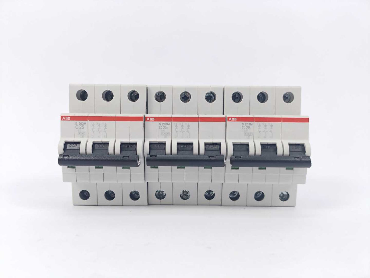 ABB 2CDS273001R0254 Miniature Circuit Breaker 3 pcs