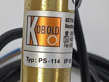 Kobold PS-114 IP 65 Paddle Type Flow Switch For Liquids