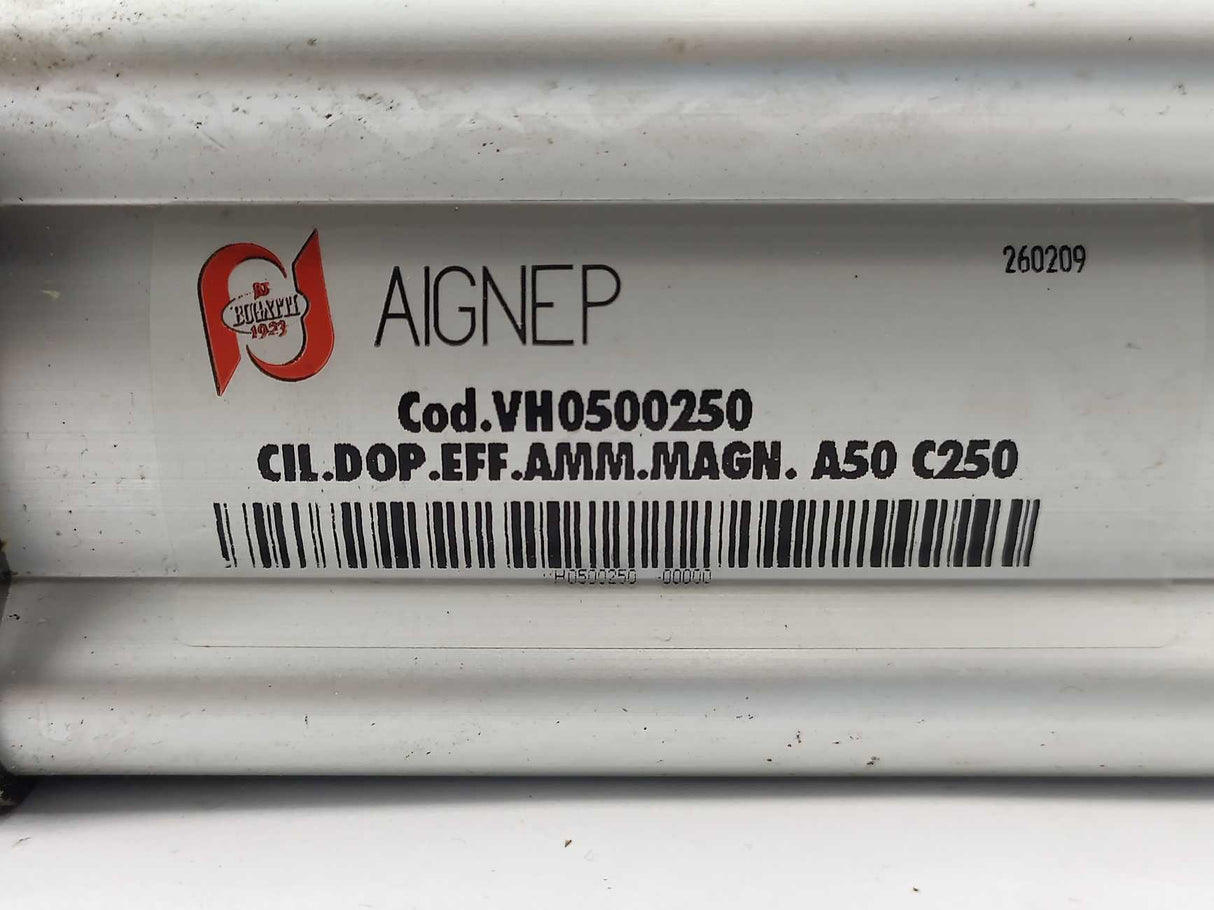 AIGNEP VH0500250 Bore Ø (mm) - 50 | Stroke - 250 | Port Thread Size - G1/4