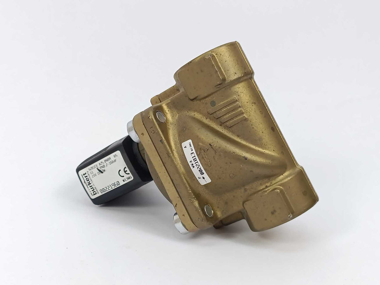 Burkert 00221960 6281EV A25, 2-16 bar, 24VDC, ONBR with 00221813