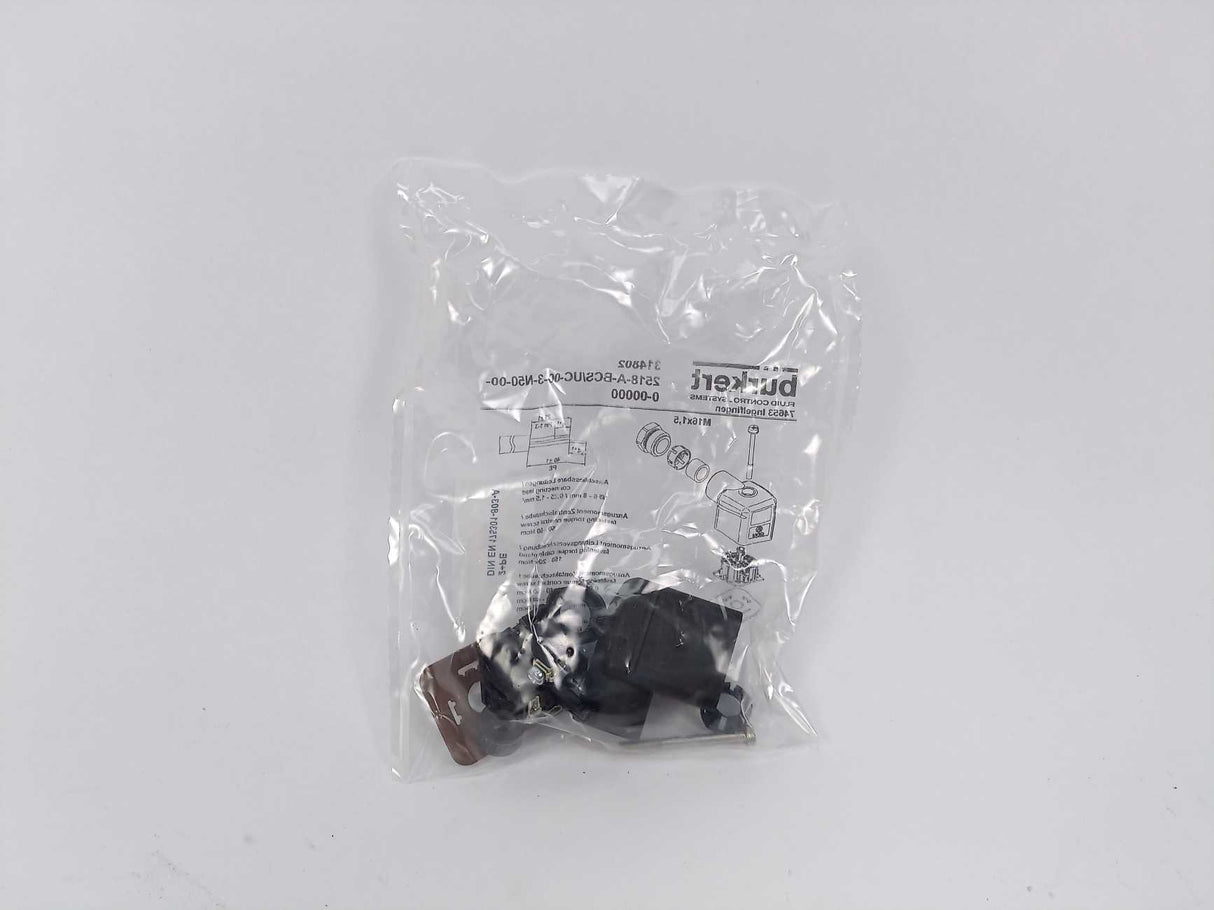 Burkert 314802 Solenoid Valve Connector