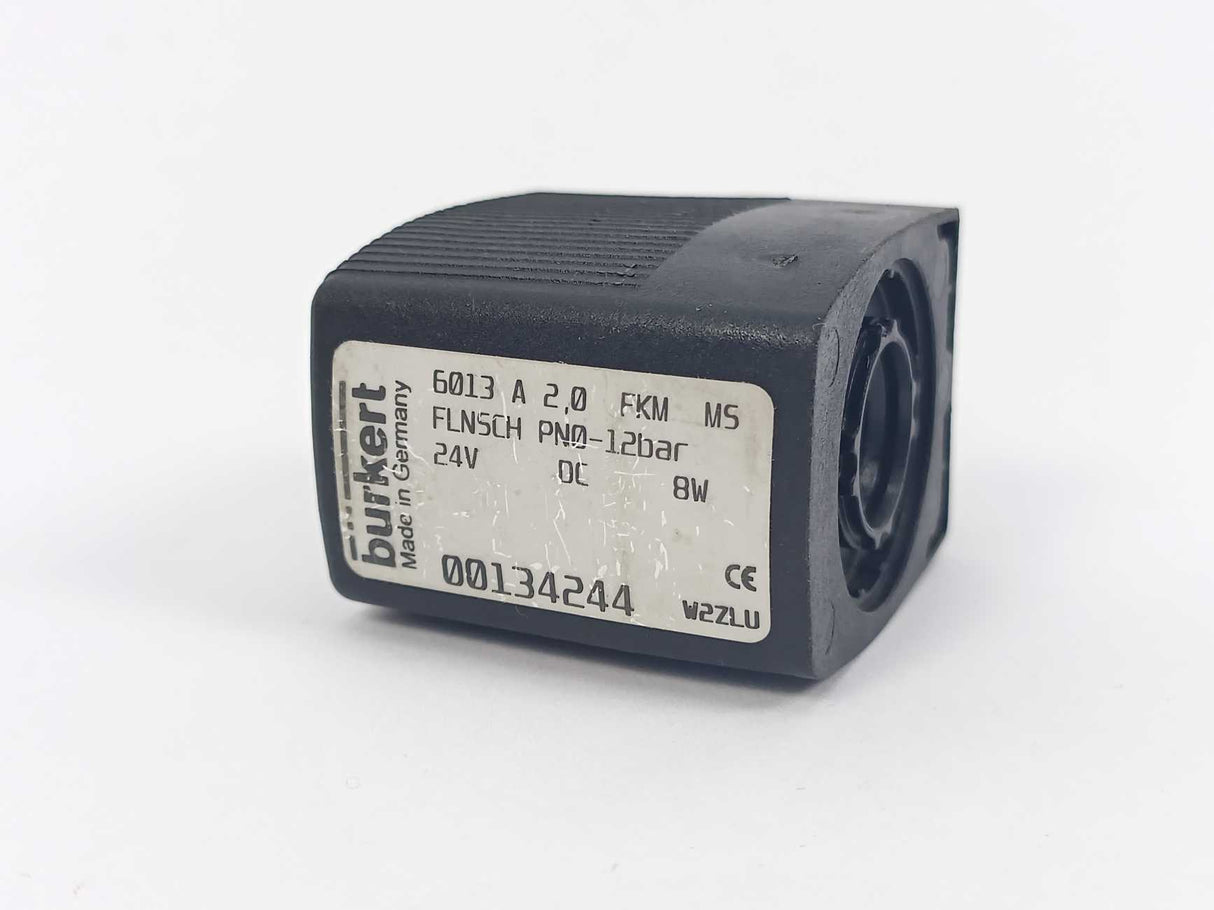 Burkert 00134244 6013 A 2,0 FKM FLNSCH PN0 2-12bar 24V DC 8W