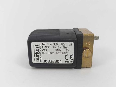 Burkert 00332004 6013 A 3,0 FKM FLNSCH PN 0- 4bar 24V 50Hz 8W