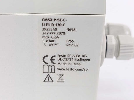 Festo 3929540 CMSX-P-SE-C-U-F1-D-130-C Positioner