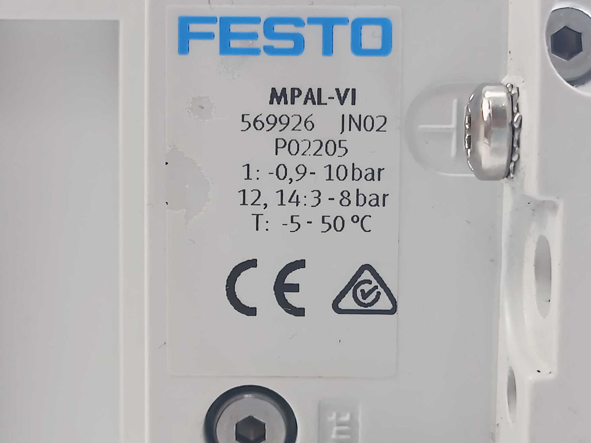 Festo 569926 w/ 571333, 553110, 195742, 195708 (full list in the description)