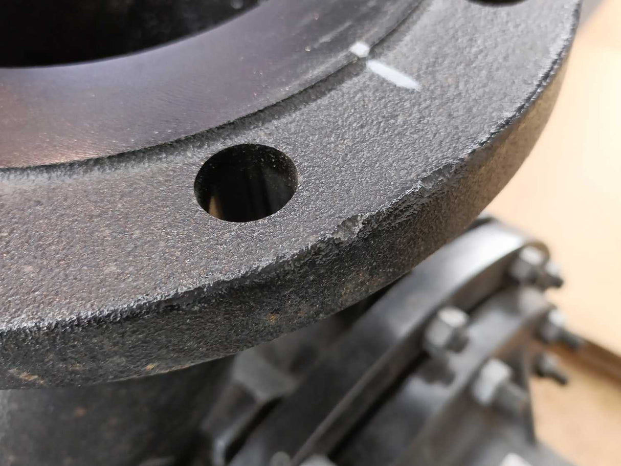 GRUNDFOS 98835478 NB 125-315/290 ASF2ABQQE Pump, used for a test