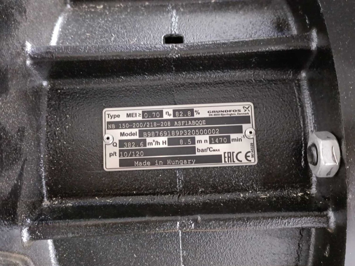 GRUNDFOS 98976056 NB 150-200/218-208 ASF1ABQQE Pump