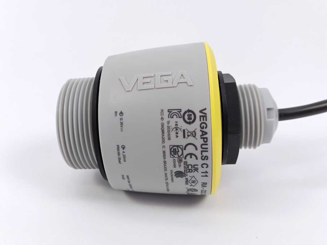 Vega VEGAPULS C 11 Two-wire 4-20 mA Radar Sensor, Bluetooth 5.0