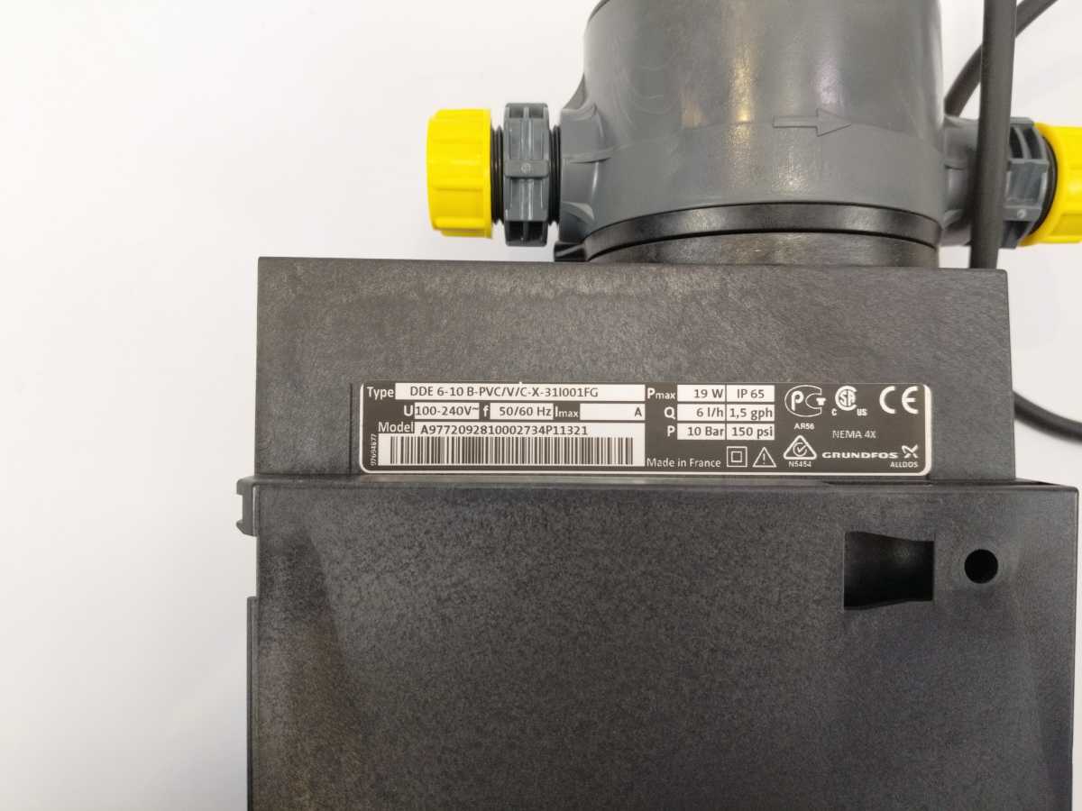 GRUNDFOS DDE 6-10 B-PVC/V/C-X-31I001FG Dosing pump
