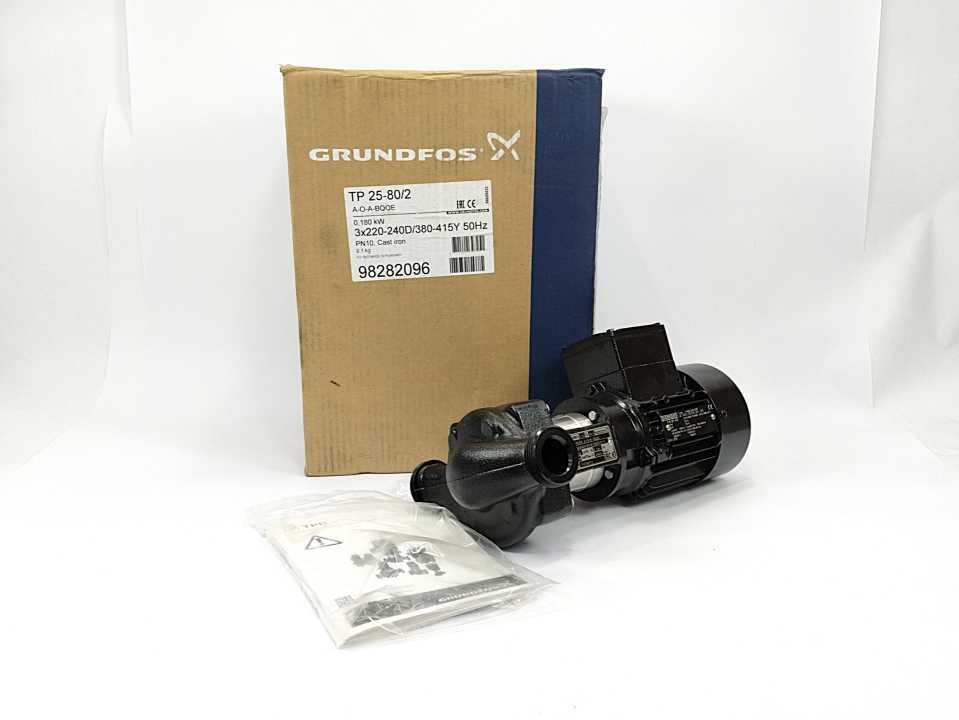 GRUNDFOS TP 25.80/2 A-O-A-BQQE Circulation Pump 0,180 kW