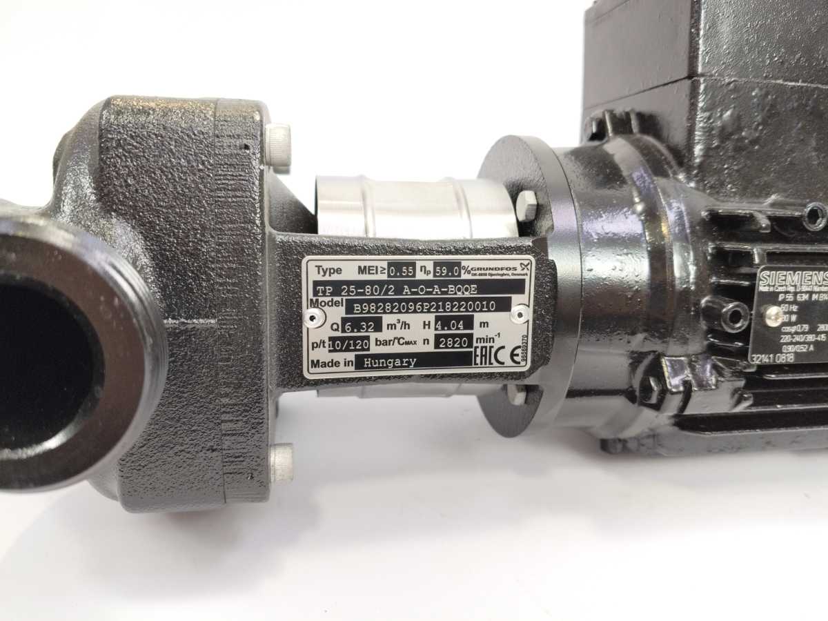 GRUNDFOS TP 25.80/2 A-O-A-BQQE Circulation Pump 0,180 kW