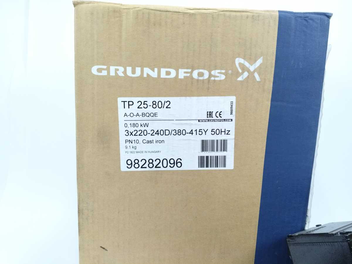 GRUNDFOS TP 25.80/2 A-O-A-BQQE Circulation Pump 0,180 kW