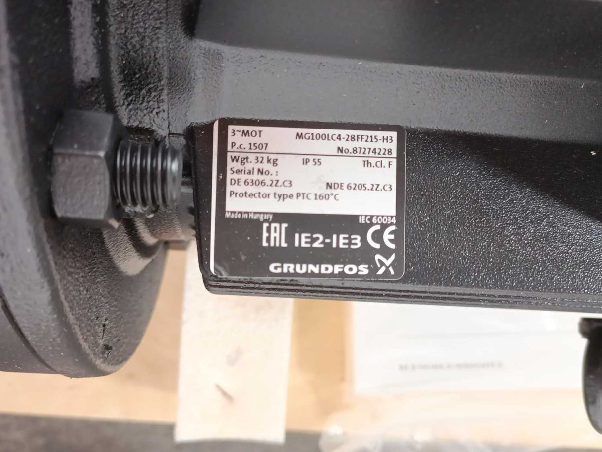 GRUNDFOS 98815898 NB65-200/205 A-F-T-BQQE Centrifugal Pump