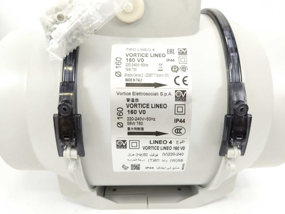 Vortice TIPO LINEO 4 160V Duct Fan