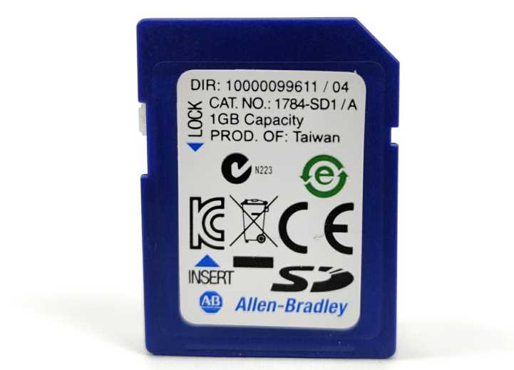 AB 1784-SD1/A 1GB Memory Card