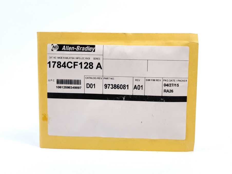 AB 1784CF128 Ser A. Industrial Compact Flash Memory Card